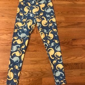 Lularoe Rare Dinosaur Leggings